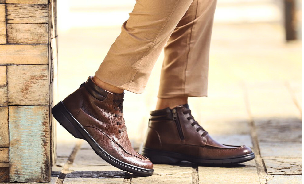 Bota Conforto Lecas Cuturno Marrom